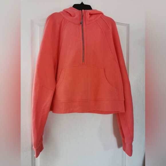 Lululemon Scuba Oversized HalfZip HoodieWarm Coral size ML - Picture 6 of 12